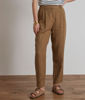 Picture of SIMBAD CAMEL LINEN TROUSERS